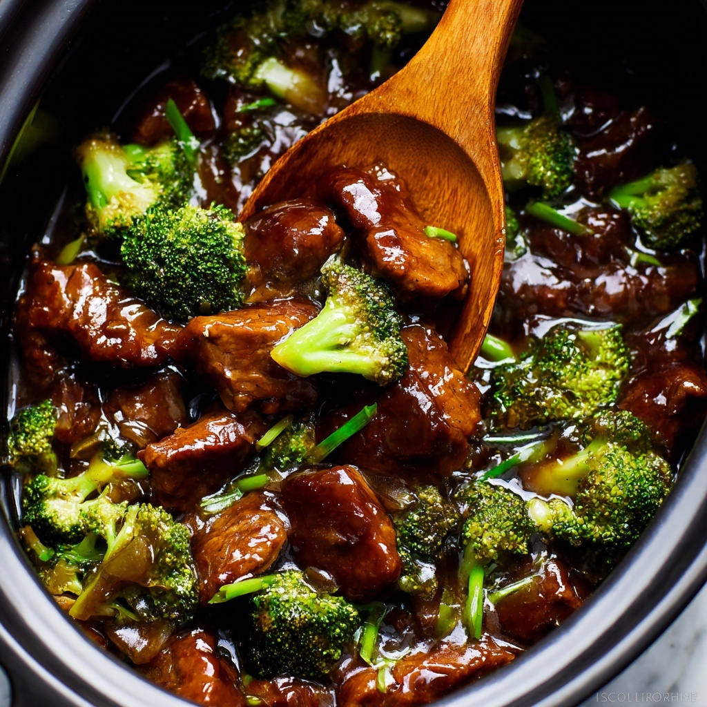Crock Pot Beef and Broccoli Recipe - Recipe Image