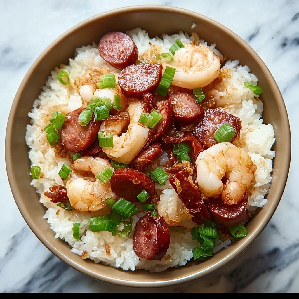 Sticky Rice with Chinese Sausage Recipe - Recipe Image
