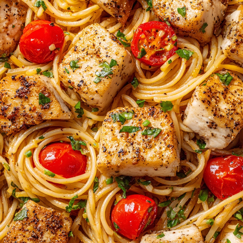 Easy Chicken Scampi Pasta Recipe - Recipe Image
