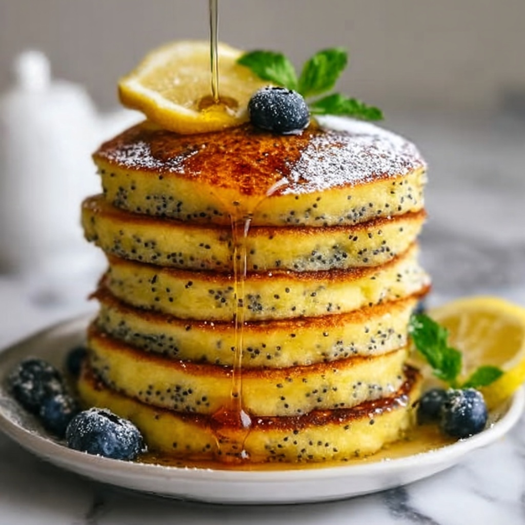 Lemon Poppy Seed Pancakes Recipe - Recipe Image