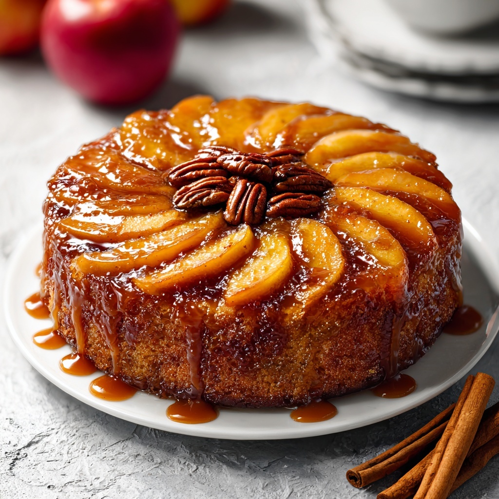 Caramel-Apple Upside-Down Cake Recipe - Recipe Image