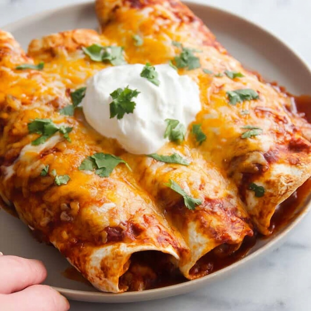 Chicken Enchiladas with Red Sauce Recipe - Recipe Image