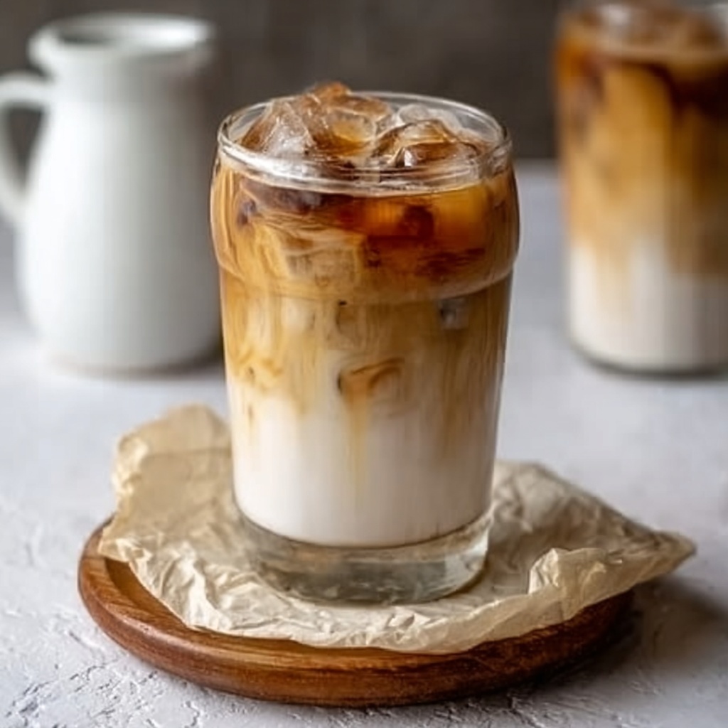 How to Make a Delicious Oat Milk Iced Latte Recipe - Recipe Image