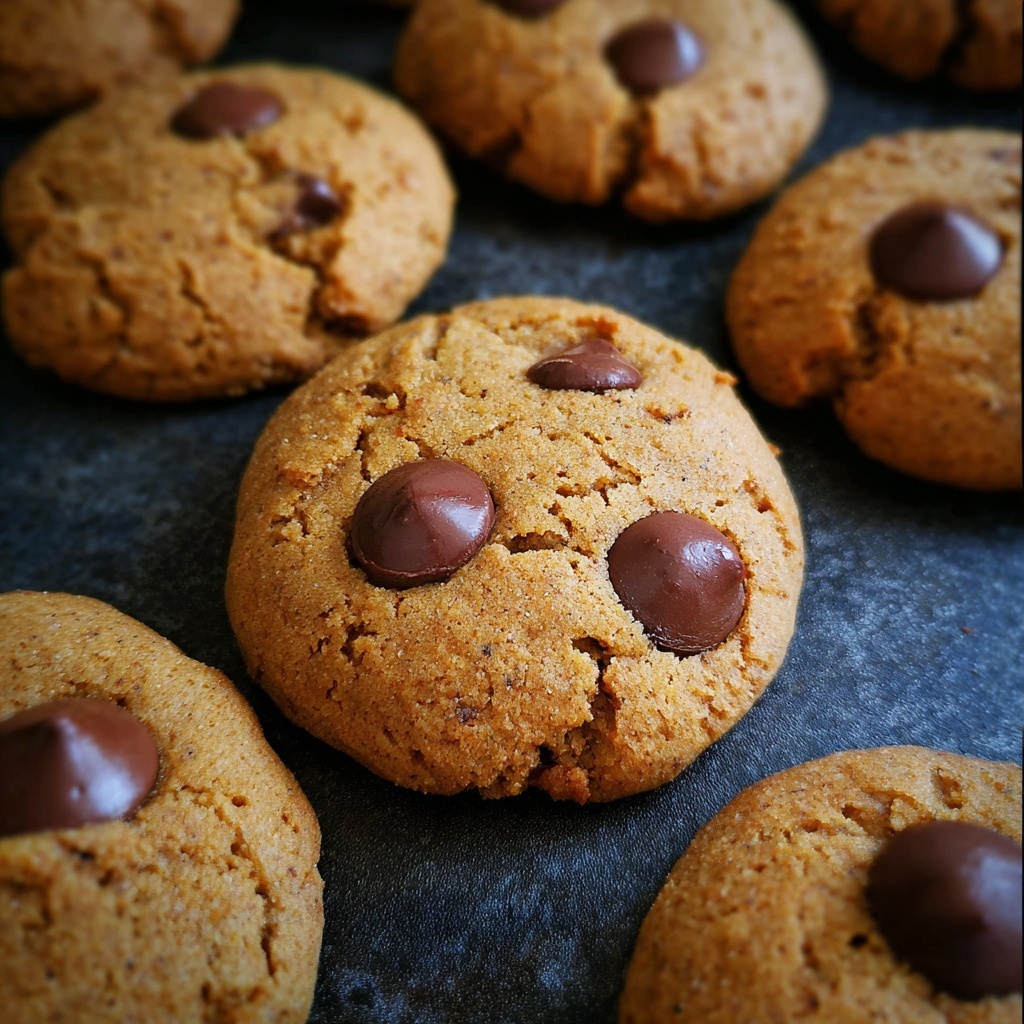 Pumpkin Chocolate Chip Cookies Recipe - Recipe Image