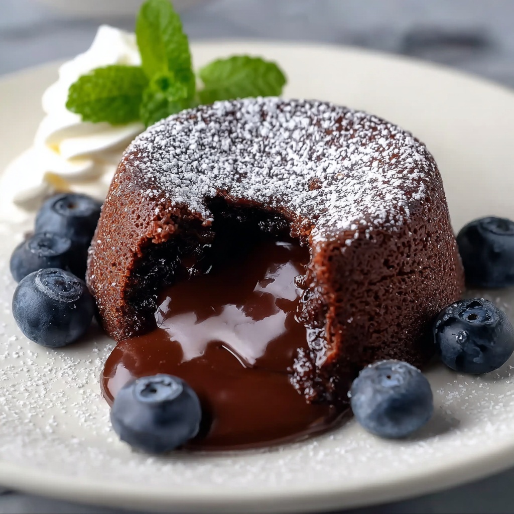 Decadent Air Fryer Chocolate Lava Cakes Recipe - Recipe Image