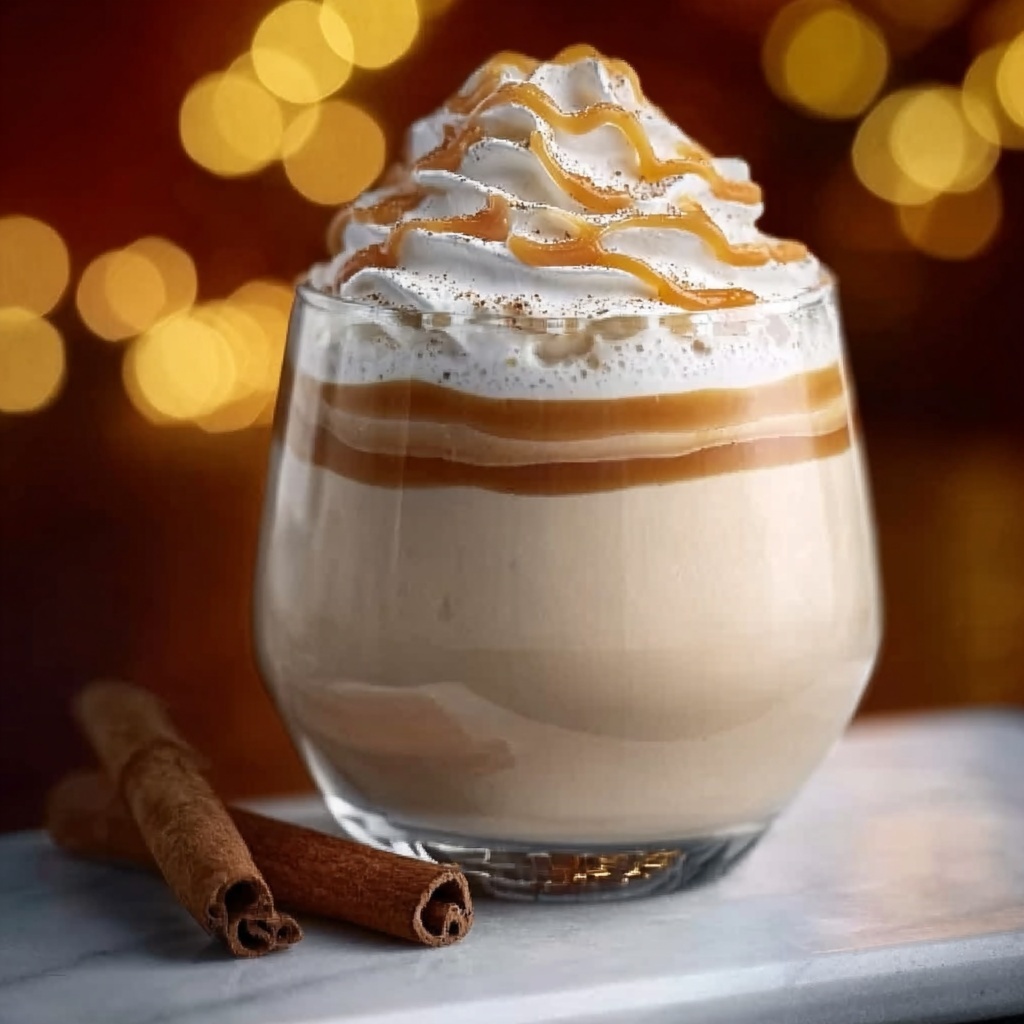 Caramel Eggnog Smoothie Recipe - Recipe Image