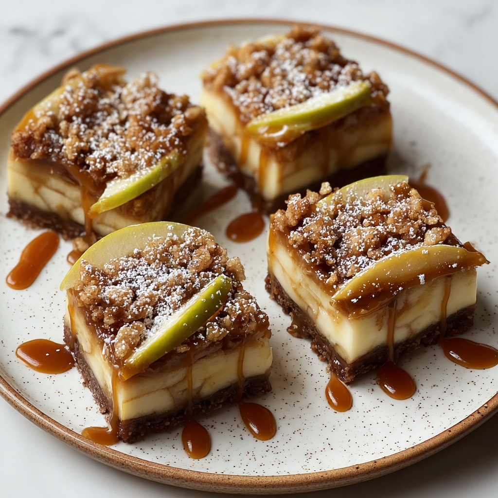 Salted Caramel Apple Bars Recipe - Recipe Image