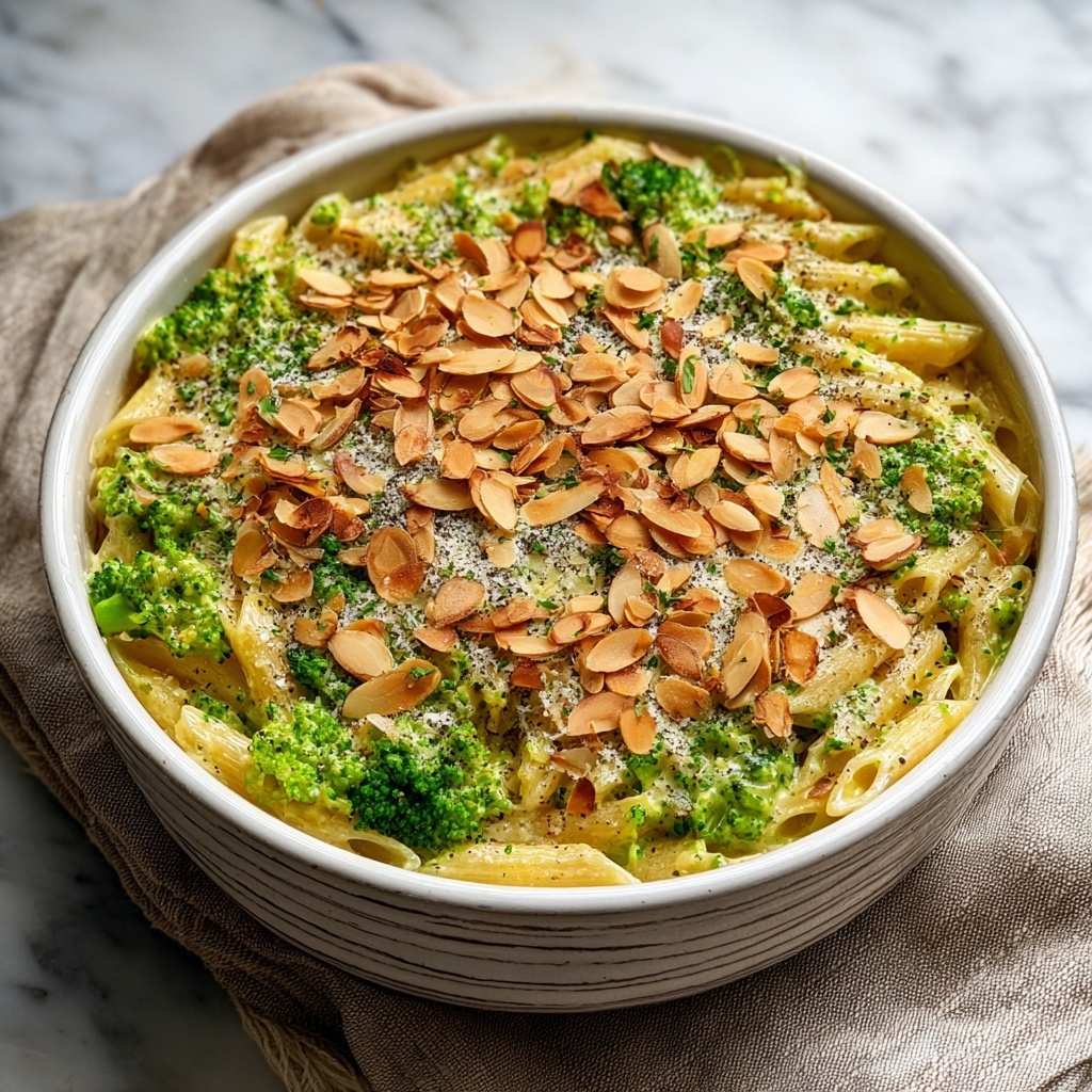 Warm Broccoli, Almond & Lemon Pasta Recipe - Recipe Image