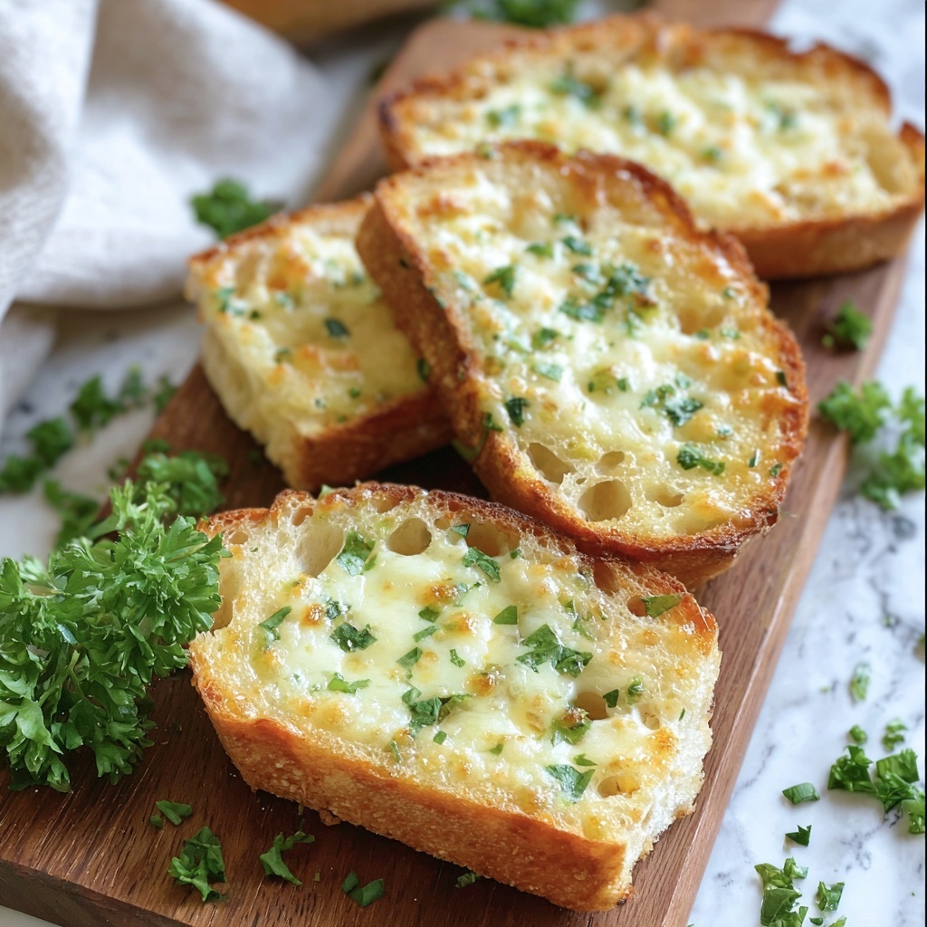 Air Fryer Garlic Bread Recipe - Recipe Image