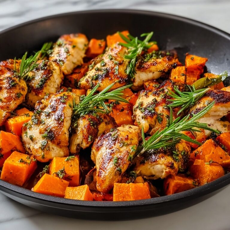 One-Pan Chicken and Sweet Potato Skillet Recipe