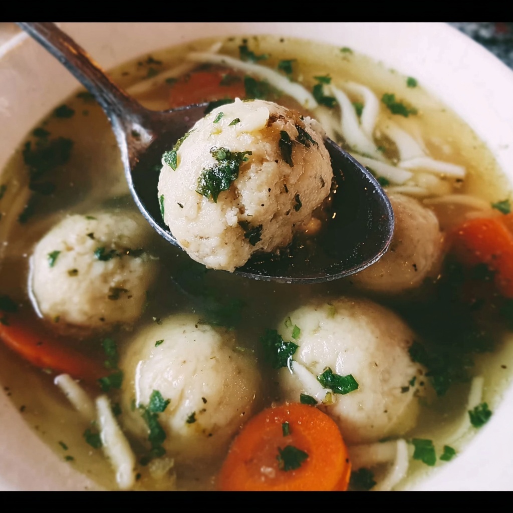 Comforting Homemade Matzo Ball Soup to Warm Your Soul Recipe - Recipe Image