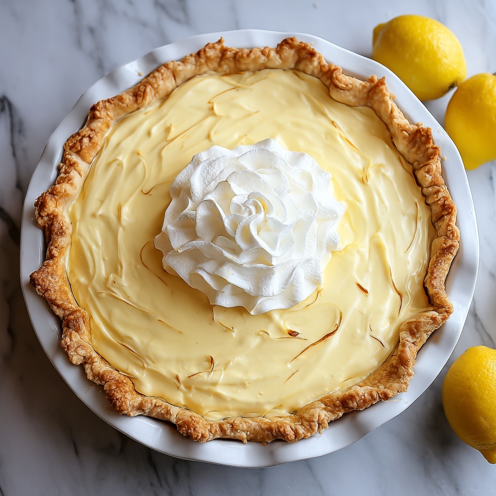 Easy Lemon Cream Pie Recipe - Recipe Image