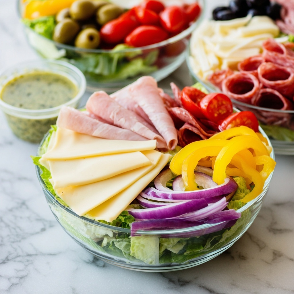 Italian Sub Salad Recipe - Recipe Image