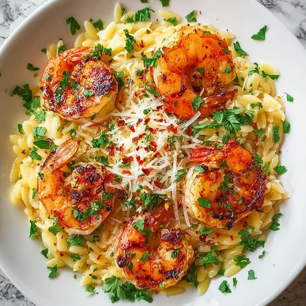 Parmesan Orzo with Shrimp Recipe - Recipe Image