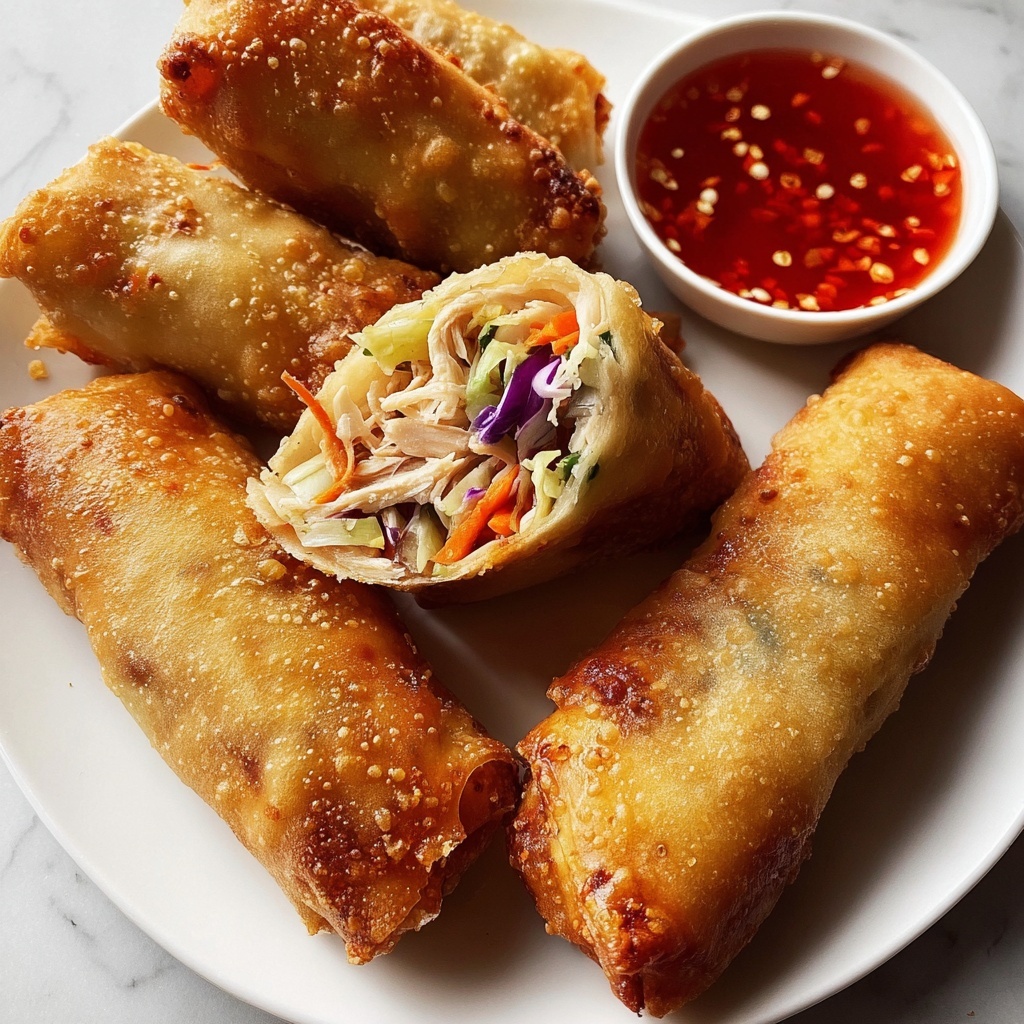 Crispy Chicken Egg Rolls: 7 Irresistible Flavors to Savor Recipe - Recipe Image