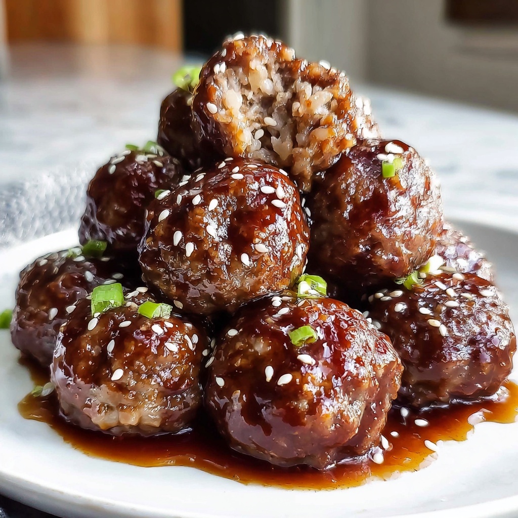 Honey Garlic Meatballs: 7 Irresistible Flavors Await Recipe - Recipe Image