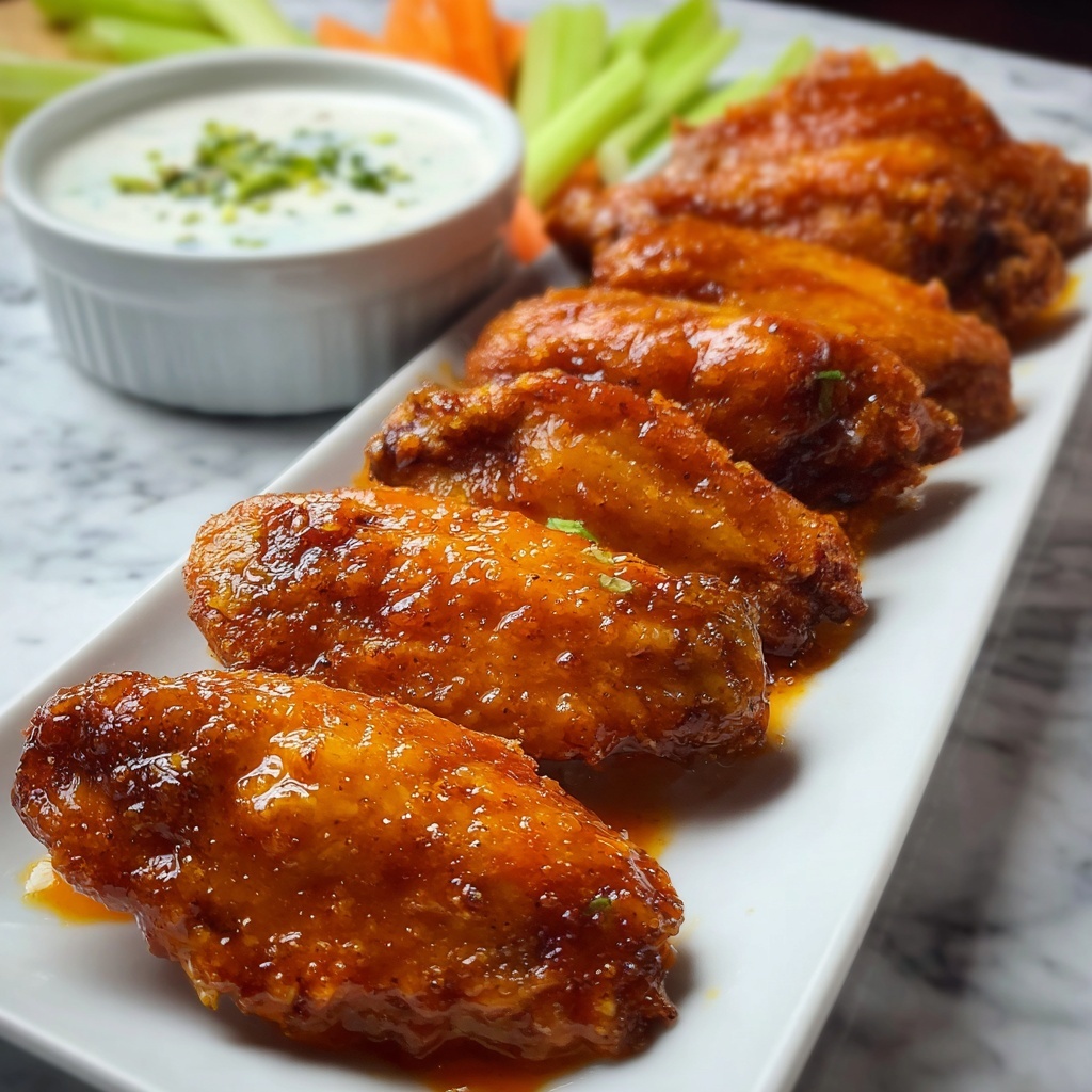 Buffalo Chicken Wings with Peri Peri Sauce Recipe - Recipe Image