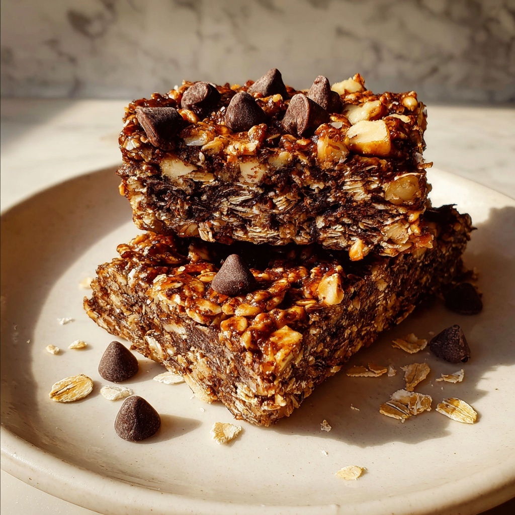 Chocolate Granola Bars to Brighten Your Day Recipe - Recipe Image