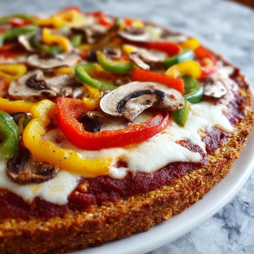 Vegan Deep Dish Pizza (Gluten-Free Recipe) Recipe - Recipe Image