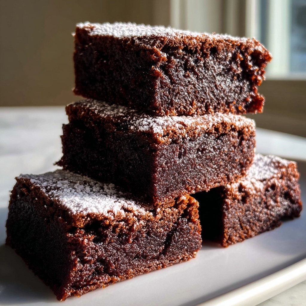 Banana Bread Brownies Recipe: 8 Comforting Bites of Joy Recipe - Recipe Image