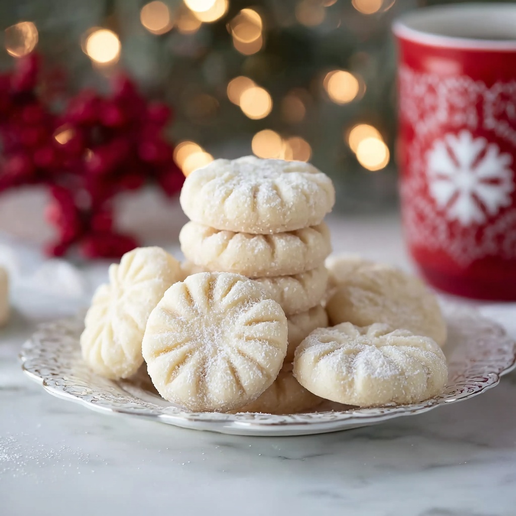 Melt-in-Your-Mouth Whipped Shortbread Cookies Made Easy Recipe - Recipe Image
