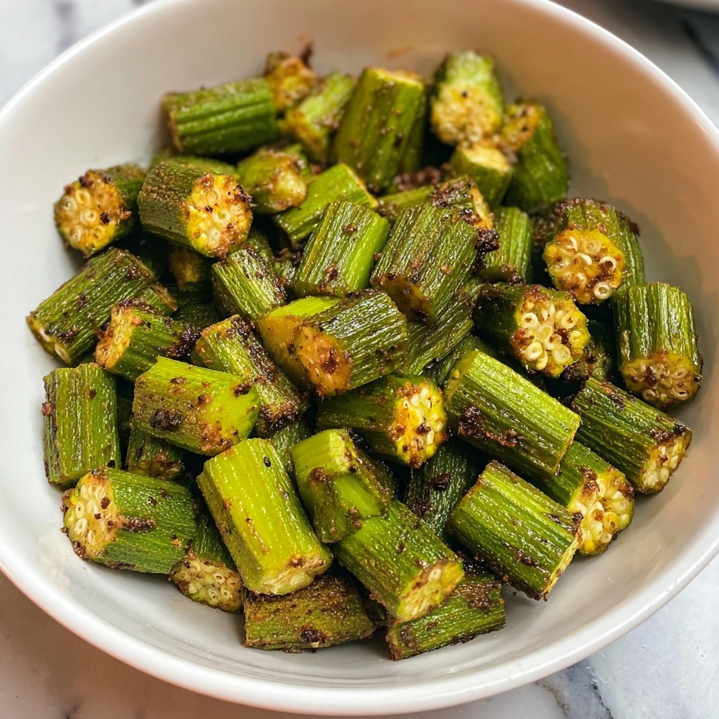 Crispy Air Fryer Okra That Will Change Snack Time Forever Recipe - Recipe Image
