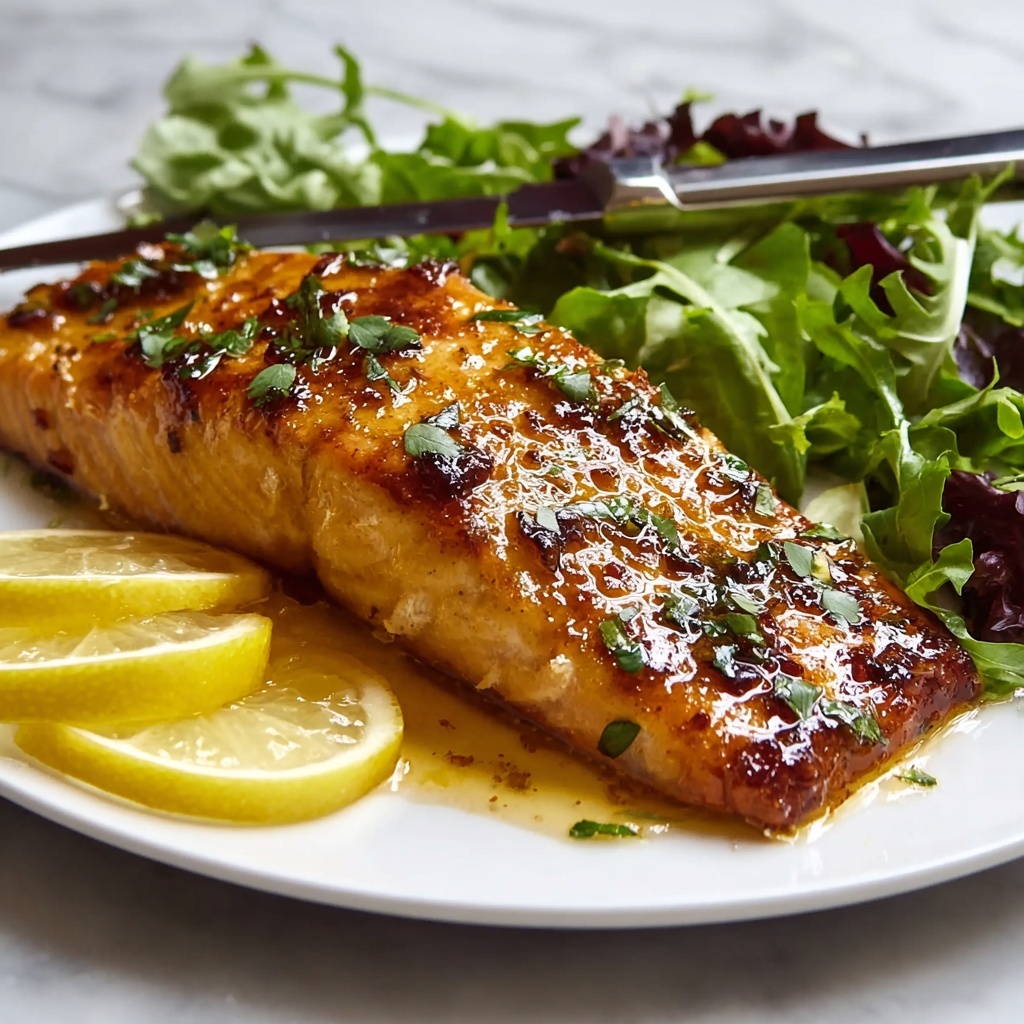 Savory Air Fryer Honey Mustard Salmon in Just 10 Minutes Recipe - Recipe Image