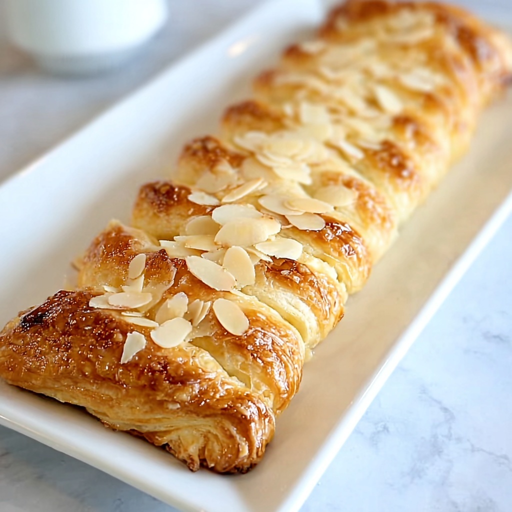 Homemade Almond Danish Braid Bliss Recipe - Recipe Image