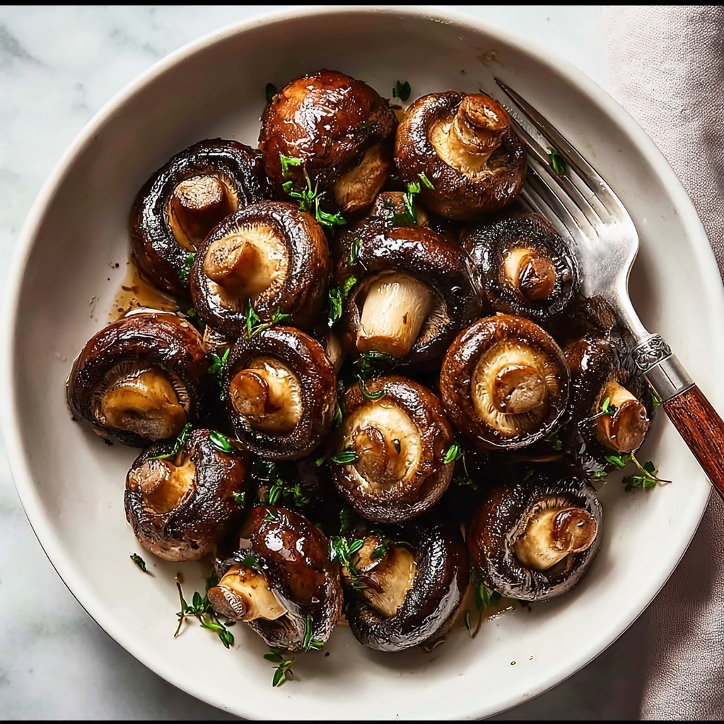 Savory Steakhouse Mushrooms Recipe - Recipe Image