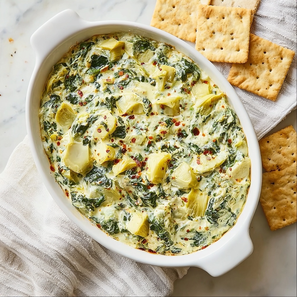 Creamy Dairy-Free Spinach Artichoke Dip You'll Love Recipe - Recipe Image
