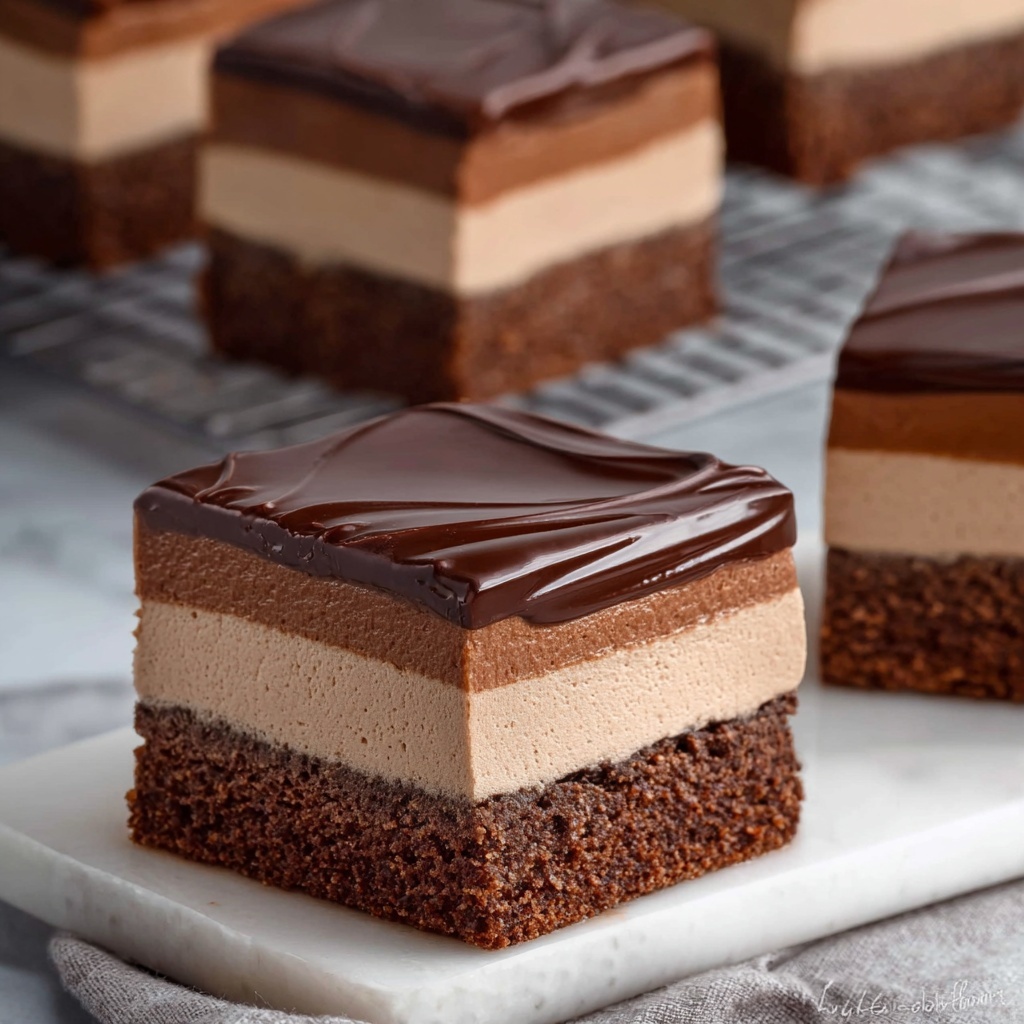 Chocolate Mousse Brownies Recipe - Recipe Image