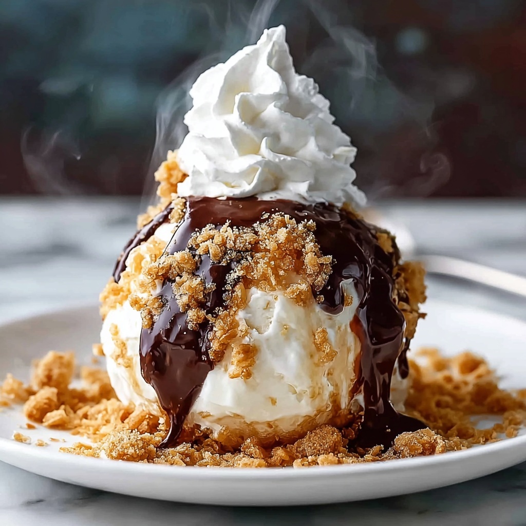 Fried Ice Cream Delight: Crunchy, Creamy Bliss at Home Recipe - Recipe Image