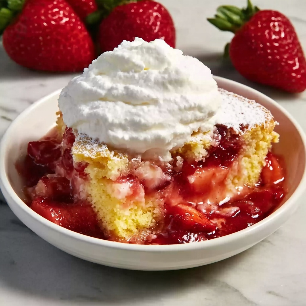 Easy Strawberry Cobbler Recipe - Recipe Image