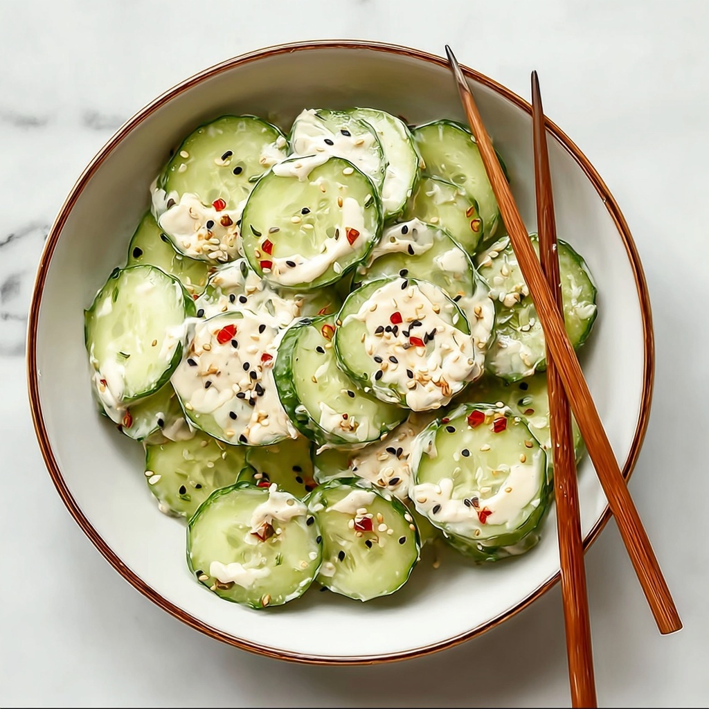 California Roll Cucumber Salad: A Light, Sushi-Inspired Delight Recipe - Recipe Image
