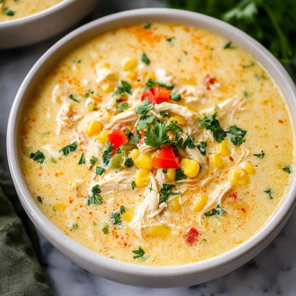 Creamy Chicken Corn Chowder Recipe - Recipe Image