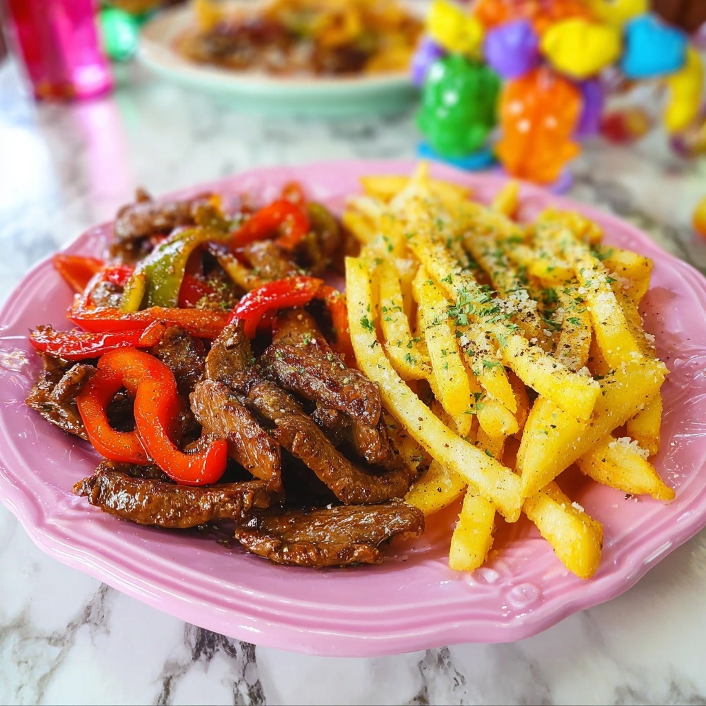 Peruvian Lomo Saltado: Quick & Flavorful Home-Cooked Delight Recipe - Recipe Image