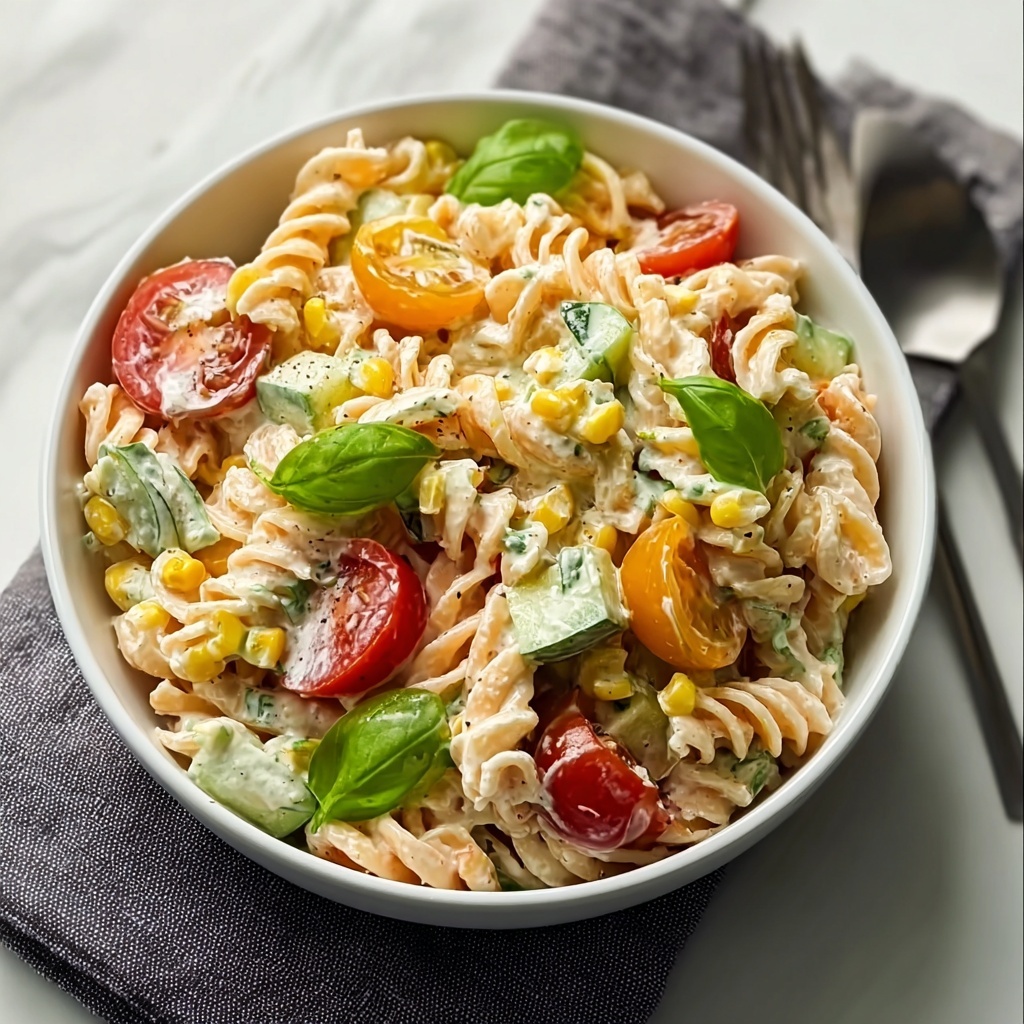 Pink Cadillac Pasta Salad Recipe - Recipe Image