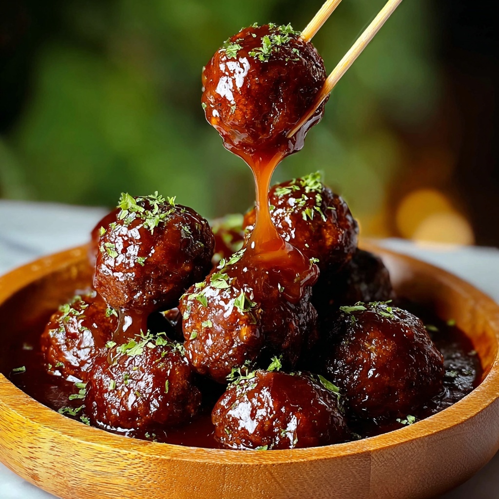 Mouthwatering BBQ Meatballs Recipe - Recipe Image