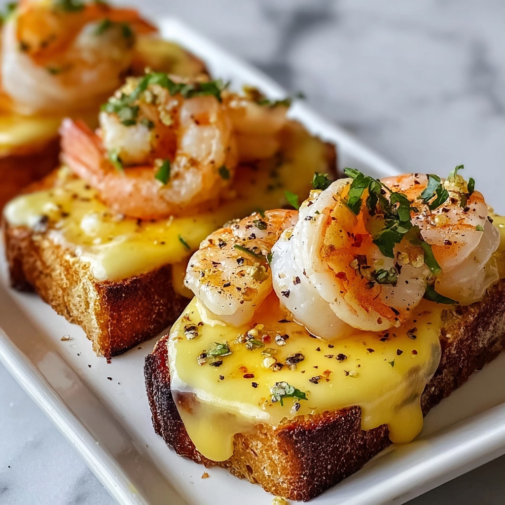 Cheesy Shrimp Toast Recipe - Recipe Image