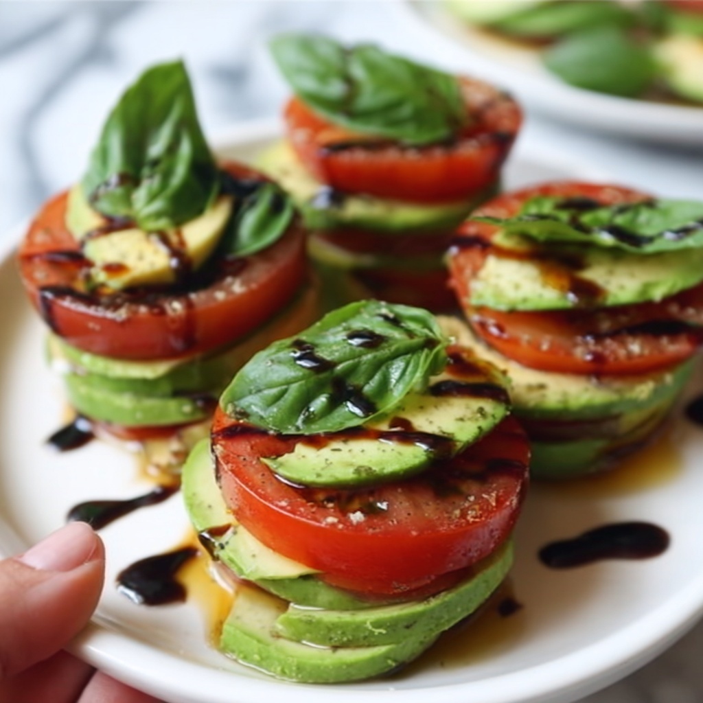 Tomato Avocado Stacks: 7 Fresh Flavors You Can't Resist Recipe - Recipe Image