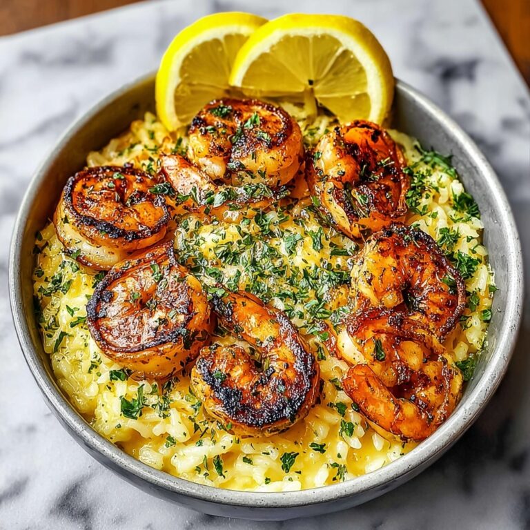 Shrimp Orzo with Lemon Garlic Sauce Recipe