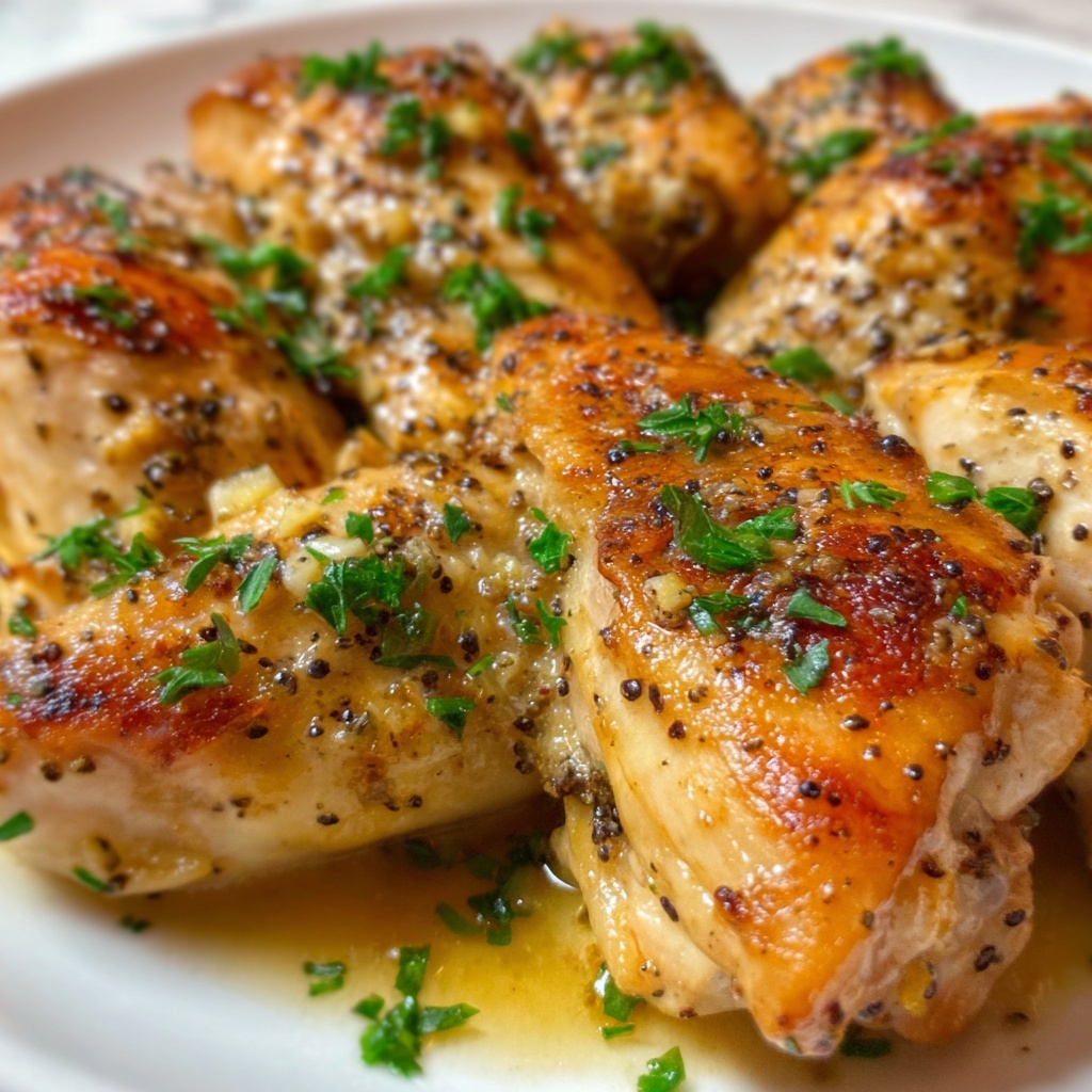 Garlic Butter Chicken Skillet: 5 Steps to Pure Bliss Recipe - Recipe Image