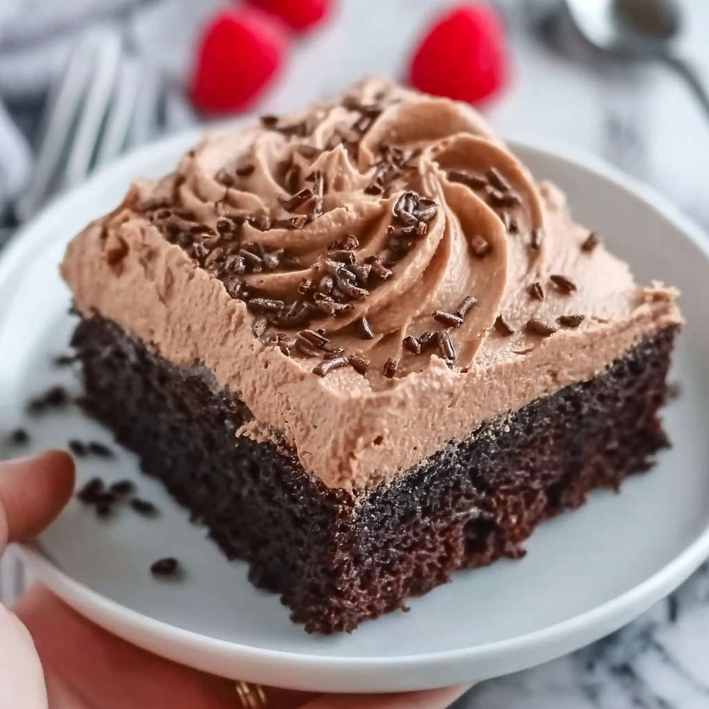 Chocolate Mousse Cake Recipe - Recipe Image