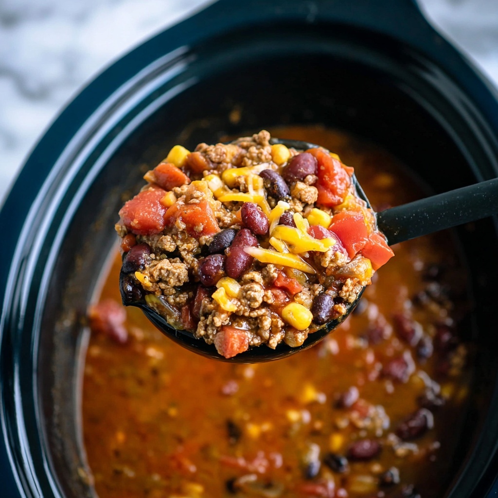 Slow Cooker Taco Ranch Chili Recipe - Recipe Image