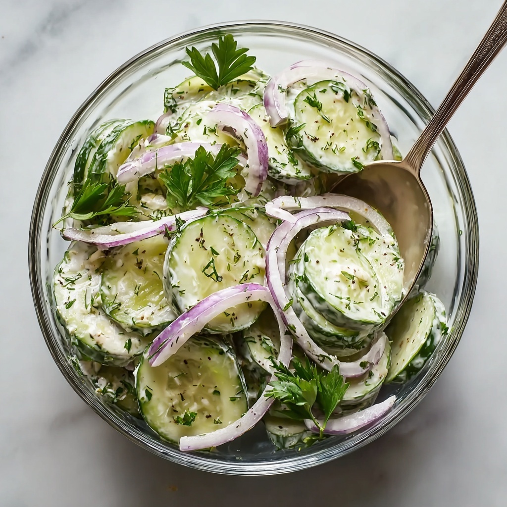 High Protein Cucumber Salad for a Refreshing Meal Boost Recipe - Recipe Image