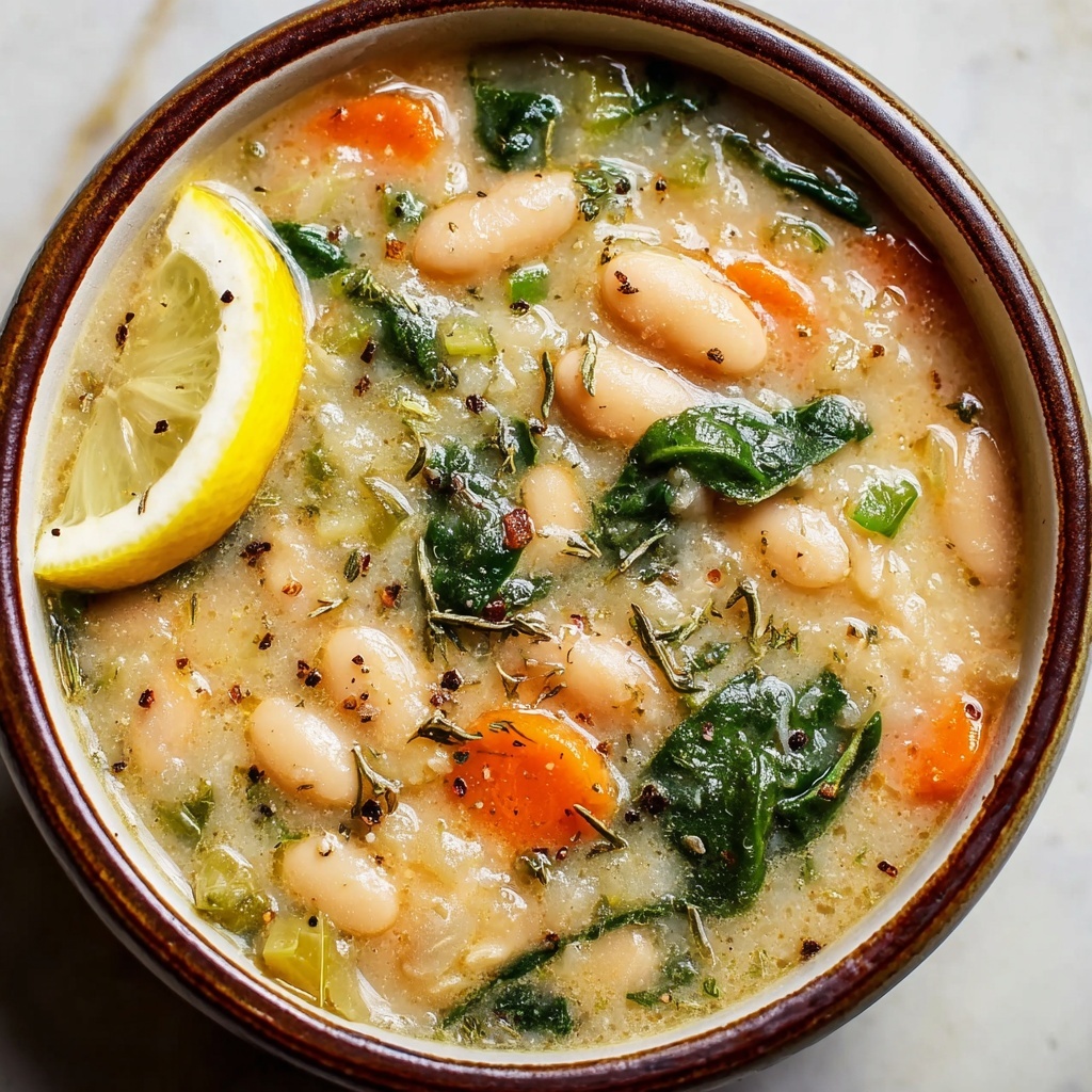 Nourishing White Bean and Lemon Soup Recipe - Recipe Image
