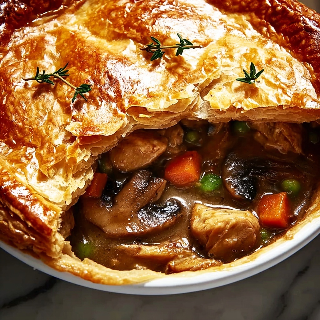 Campfire Pheasant Pot Pie with Mushrooms and Leeks Recipe - Recipe Image