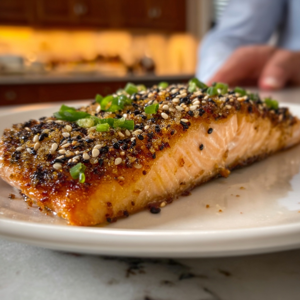 Honey Glazed Salmon Recipe: 7 Steps to Flavor Bliss Recipe - Recipe Image