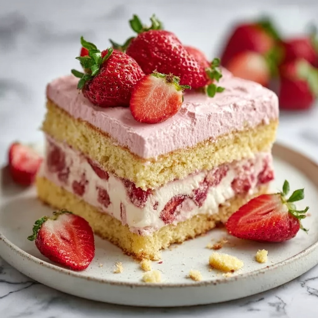 Strawberry Shortcake Tiramisu Recipe - Recipe Image