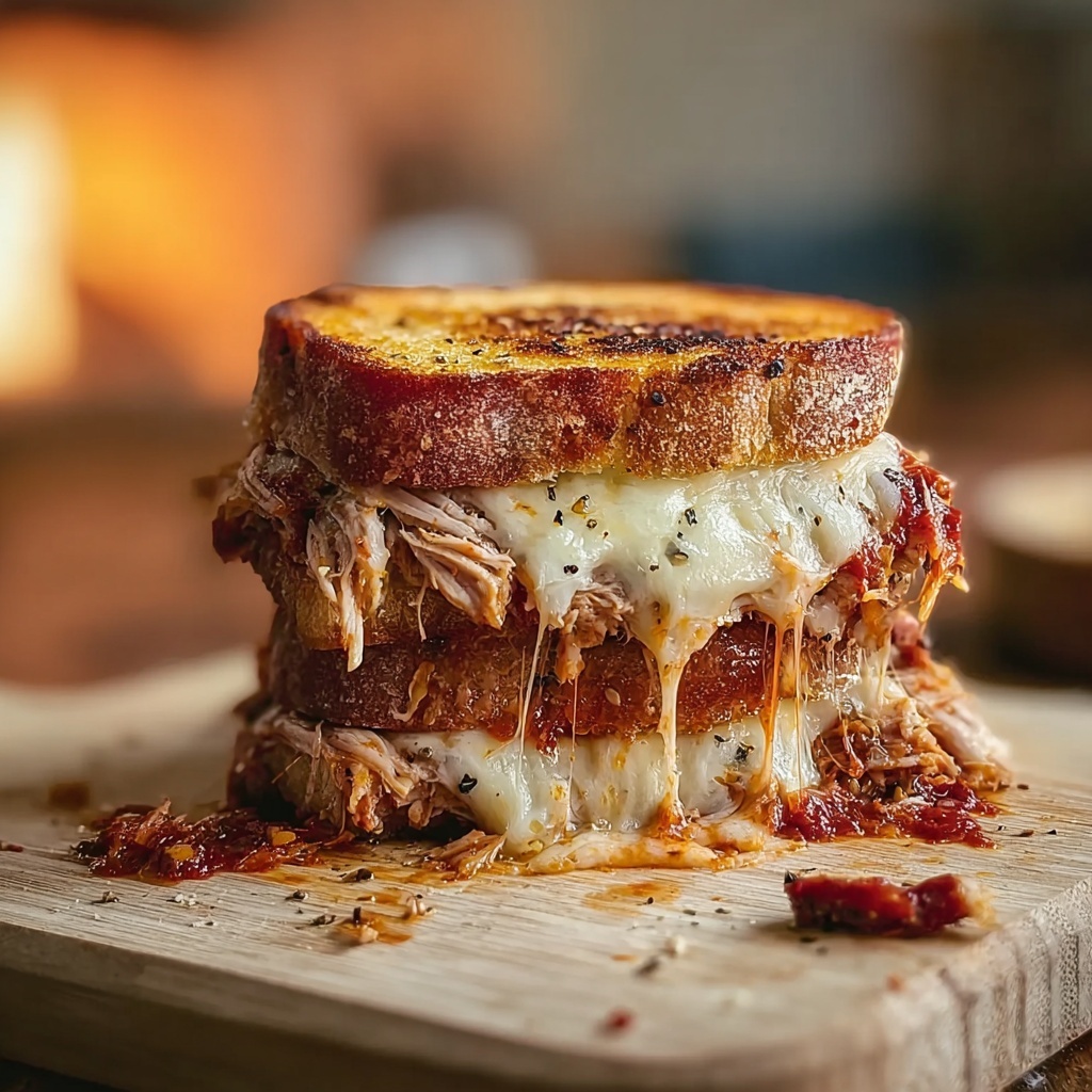 Chicken Parmesan Grilled Cheese Recipe - Recipe Image